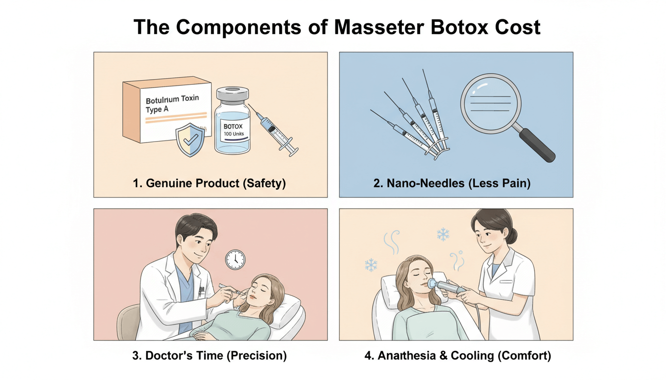 masseter botox cost reflects
