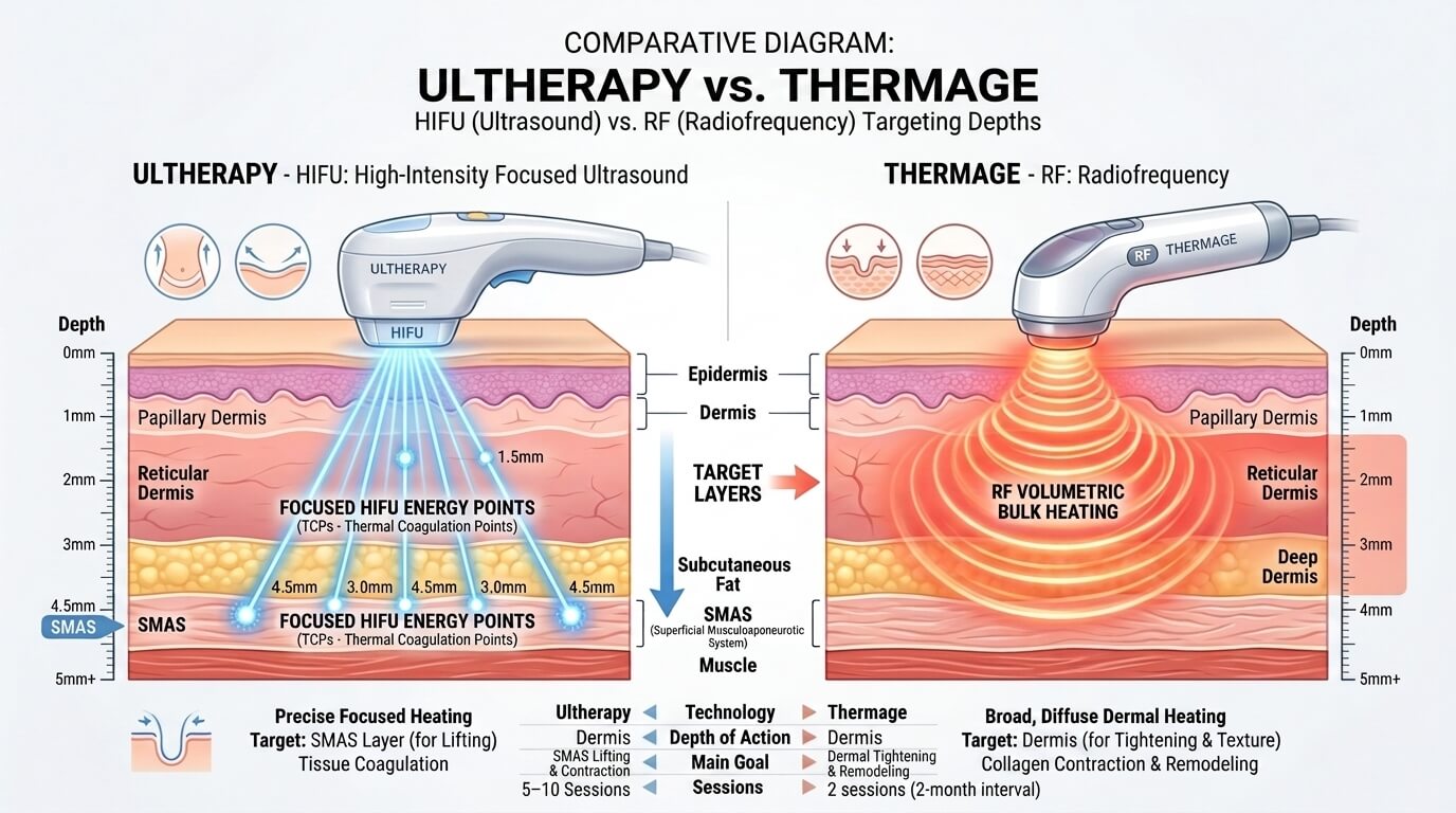 Ultherapy_vs_Thermage_Korea_diagram